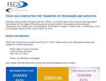 Tablet Screenshot of fegs.org